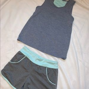 Teal and grey set from champion